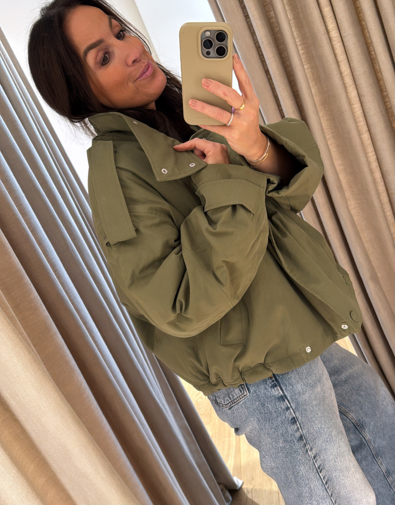 Edited Agatha Jacket Grape Leaf