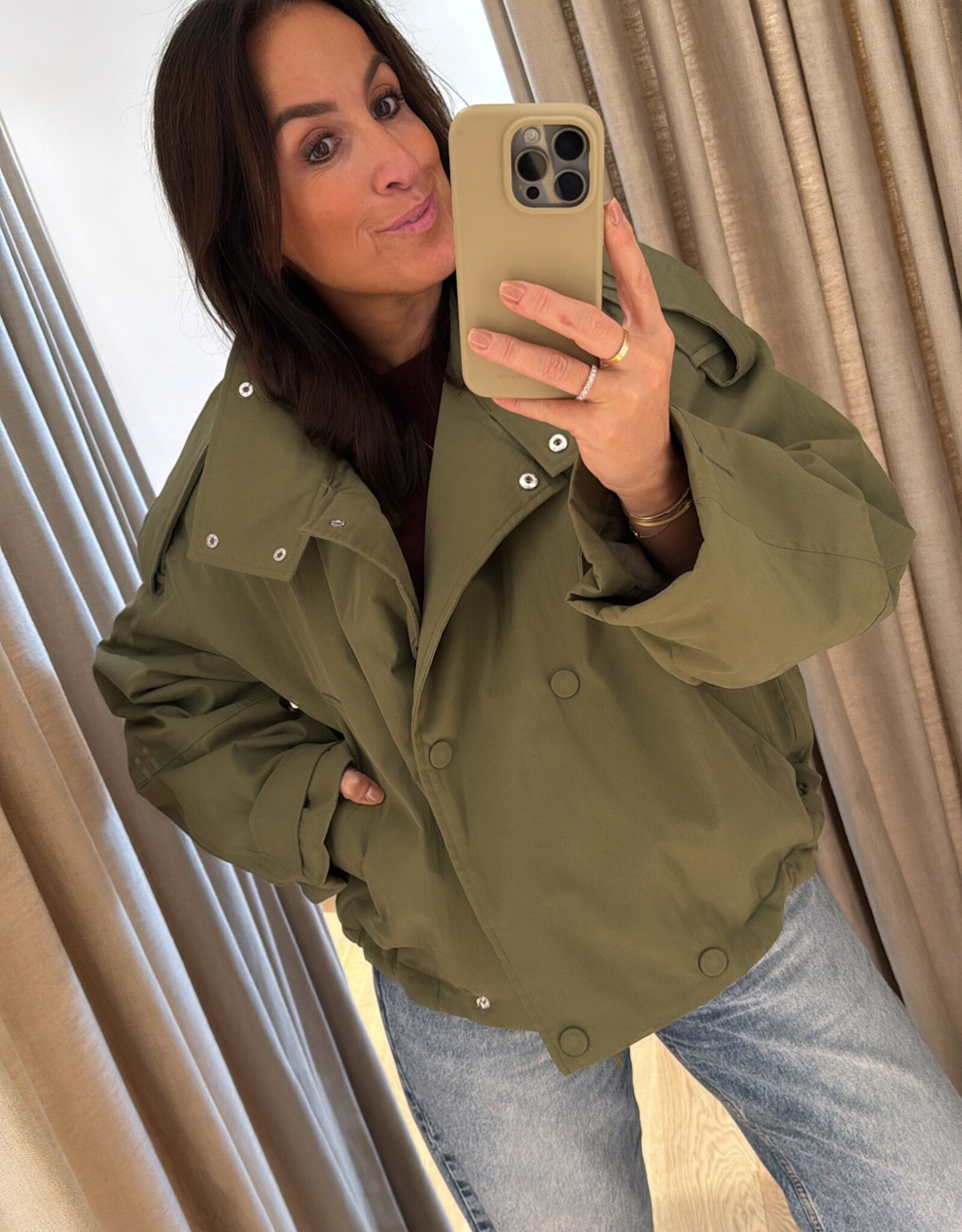 Edited Agatha Jacket Grape Leaf