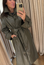 Edited Elea Coat Grape Leaf