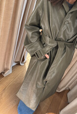 Edited Elea Coat Grape Leaf