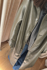 Edited Elea Coat Grape Leaf