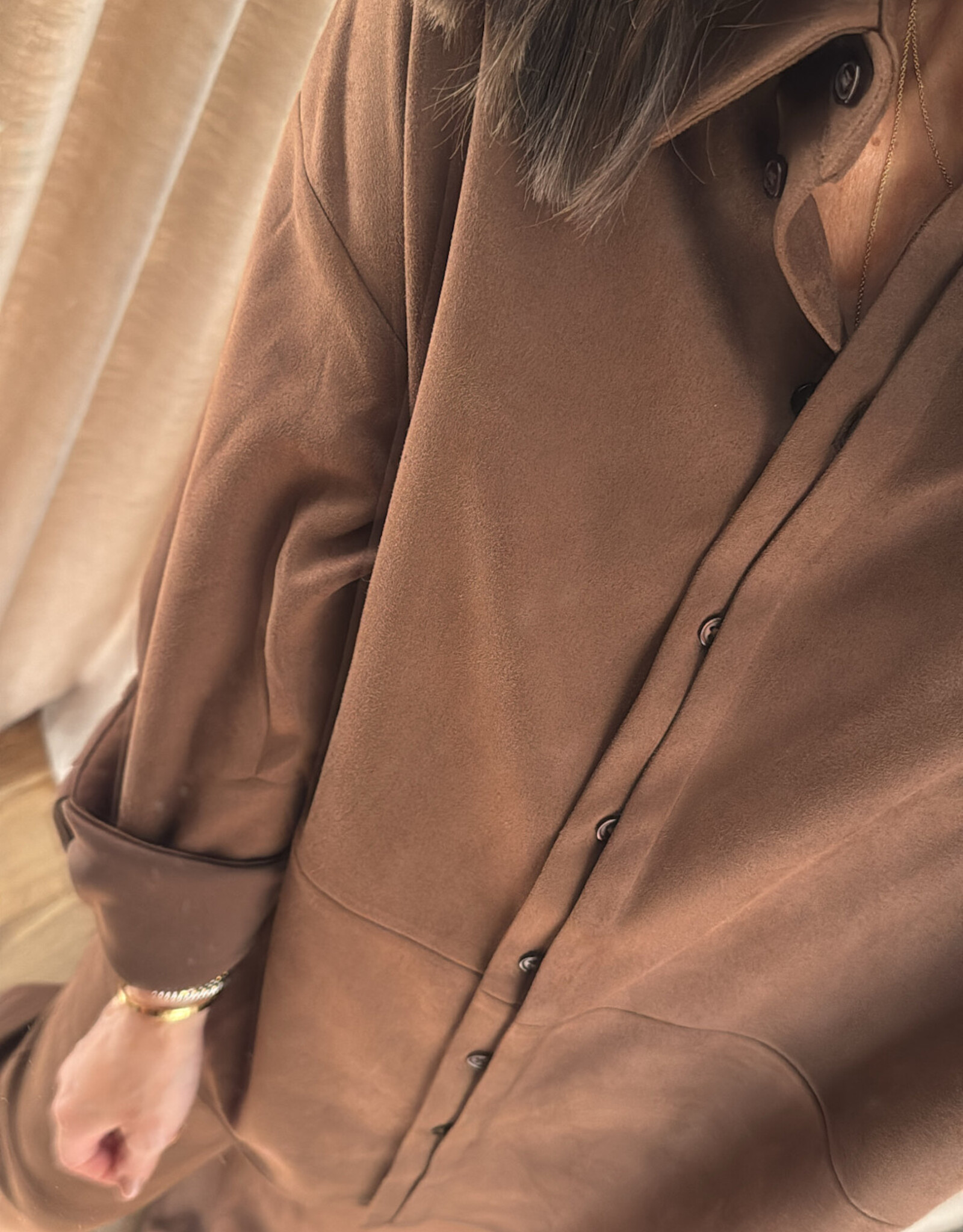 Edited Chadia Shirt Fondue Fudge