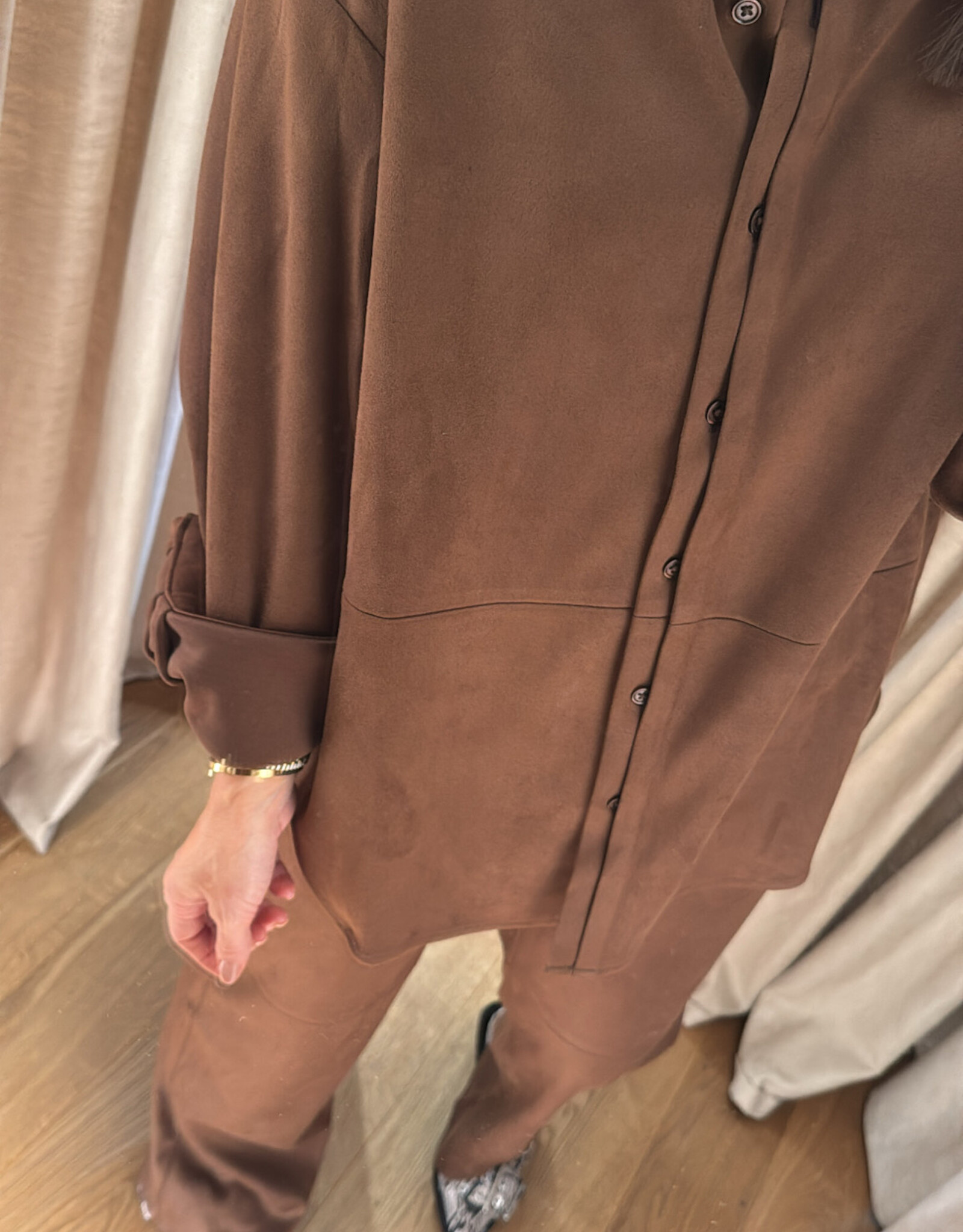 Edited Celina Trousers Fondue Fudge
