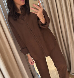 Edited Celina Trousers Fondue Fudge