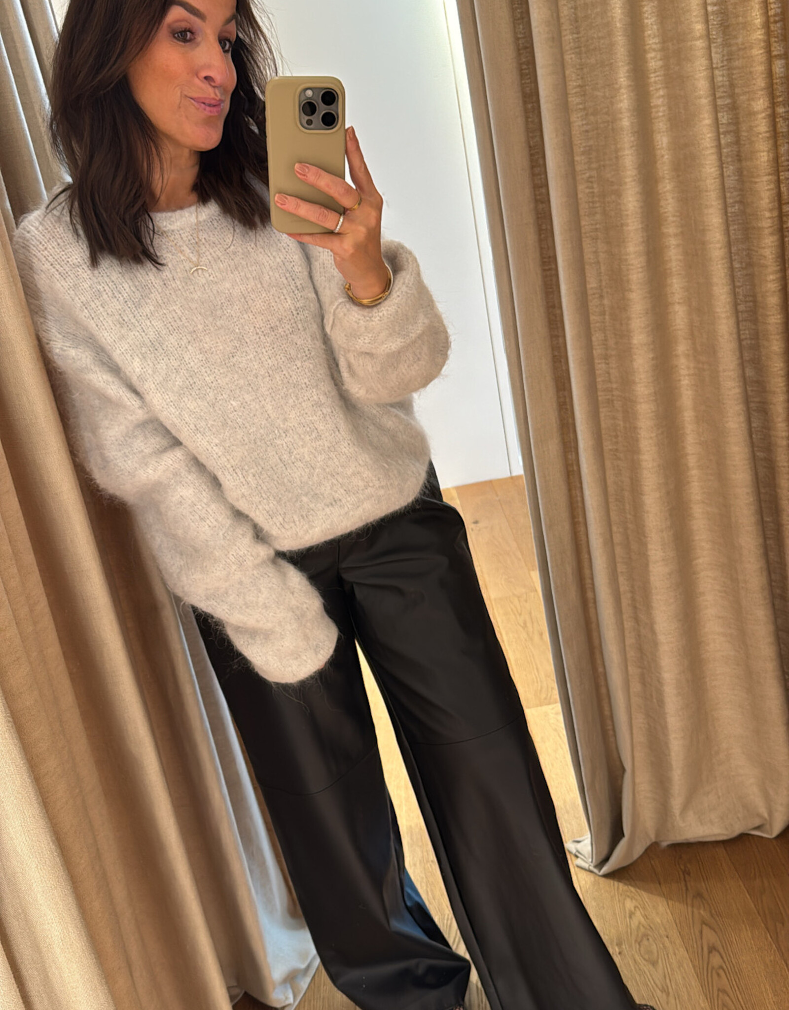 American Vintage Niby Knit Gris