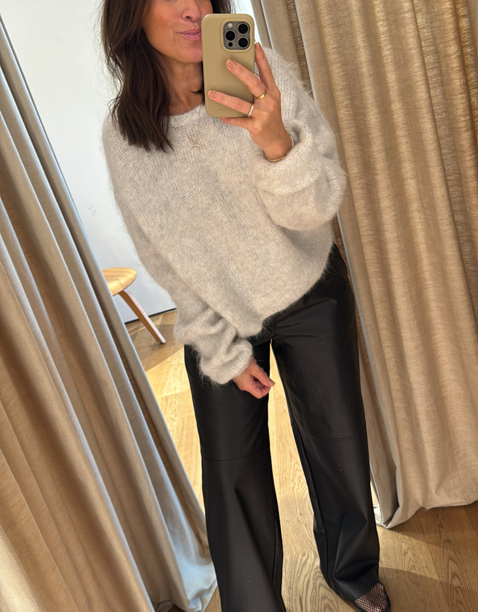 American Vintage Niby Knit Gris