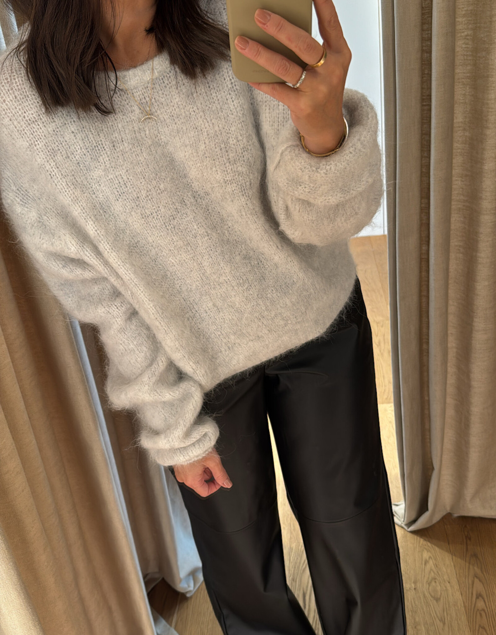 American Vintage Niby Knit Gris