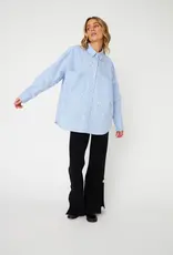 Cras Elliecras Shirt Blue Sequin Stripe