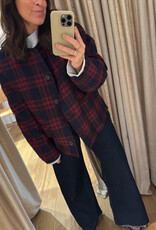 Edited Aino Wool Jacket Blue Red