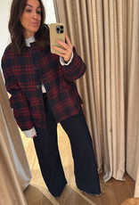 Edited Aino Wool Jacket Blue Red