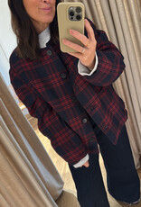 Edited Aino Wool Jacket Blue Red