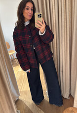 Edited Aino Wool Jacket Blue Red