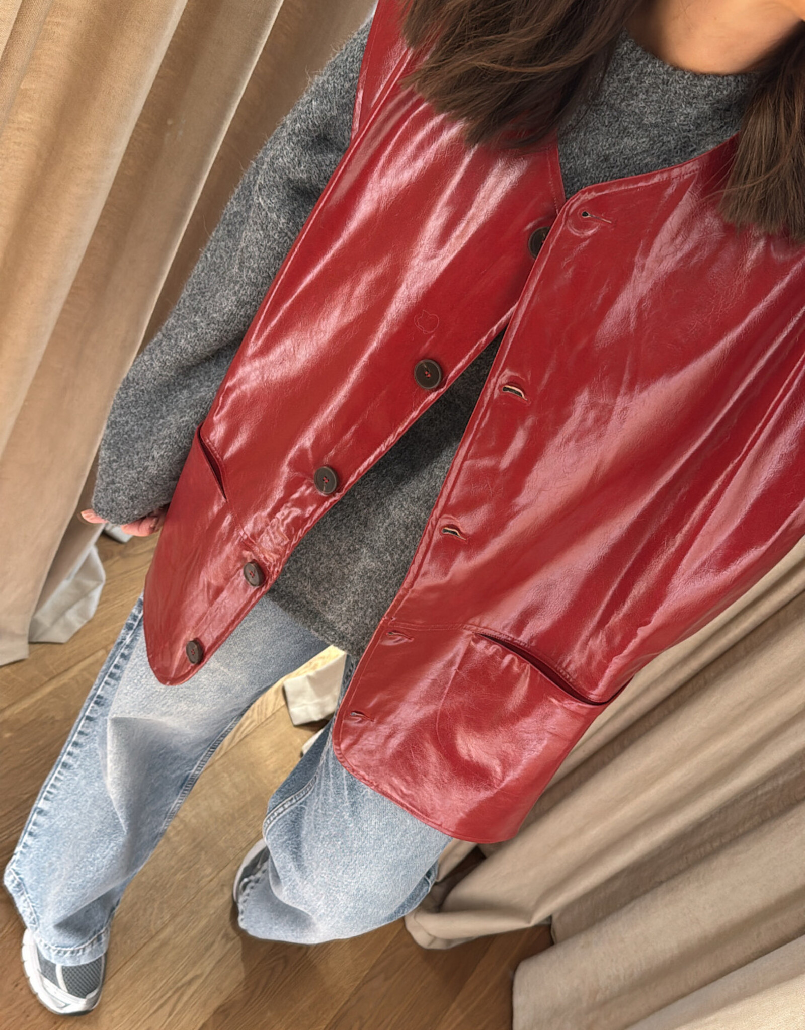 Studio Clique Tiany Vest Red