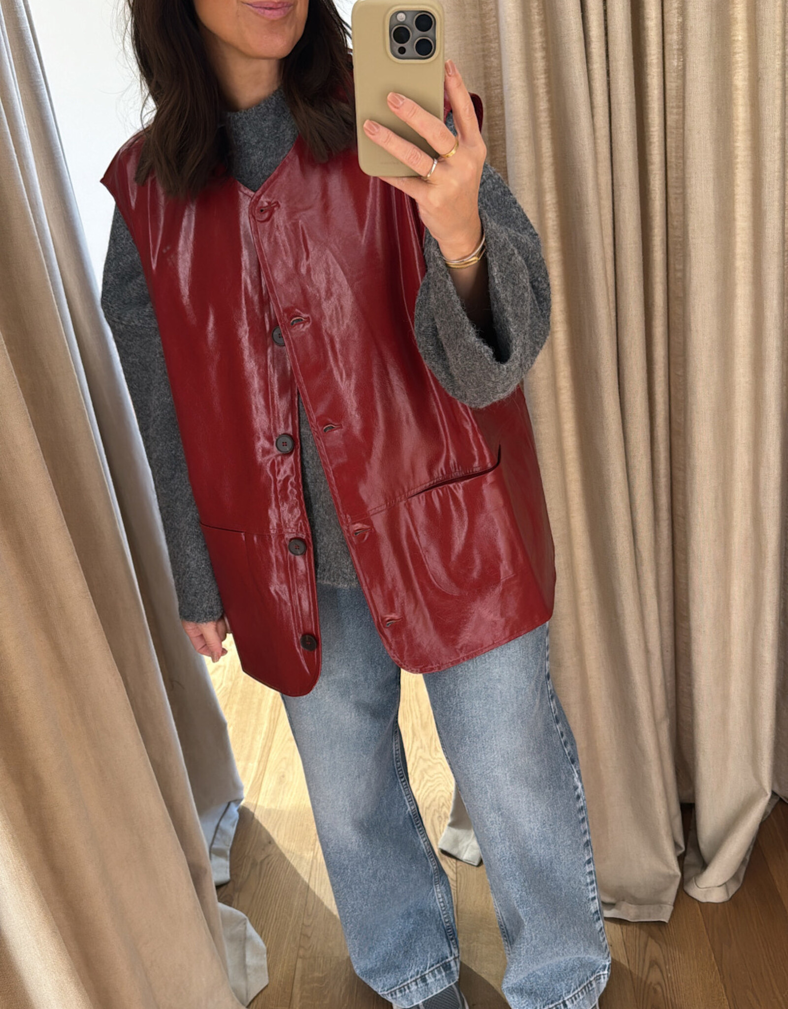 Studio Clique Tiany Vest Red