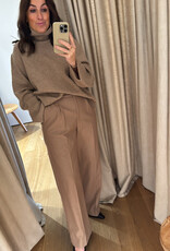 Second Female Alpha Knit T Neck Camel