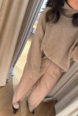 Second Female Alpha Knit T Neck Camel