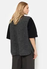 Âme Madison Sleeveless Wool Jacket Dark Grey