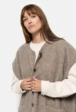 Âme Ines Teddy Oversized Jacket Taupe
