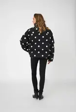 Cras Valenciacras Puffer Jacket Black White Dot