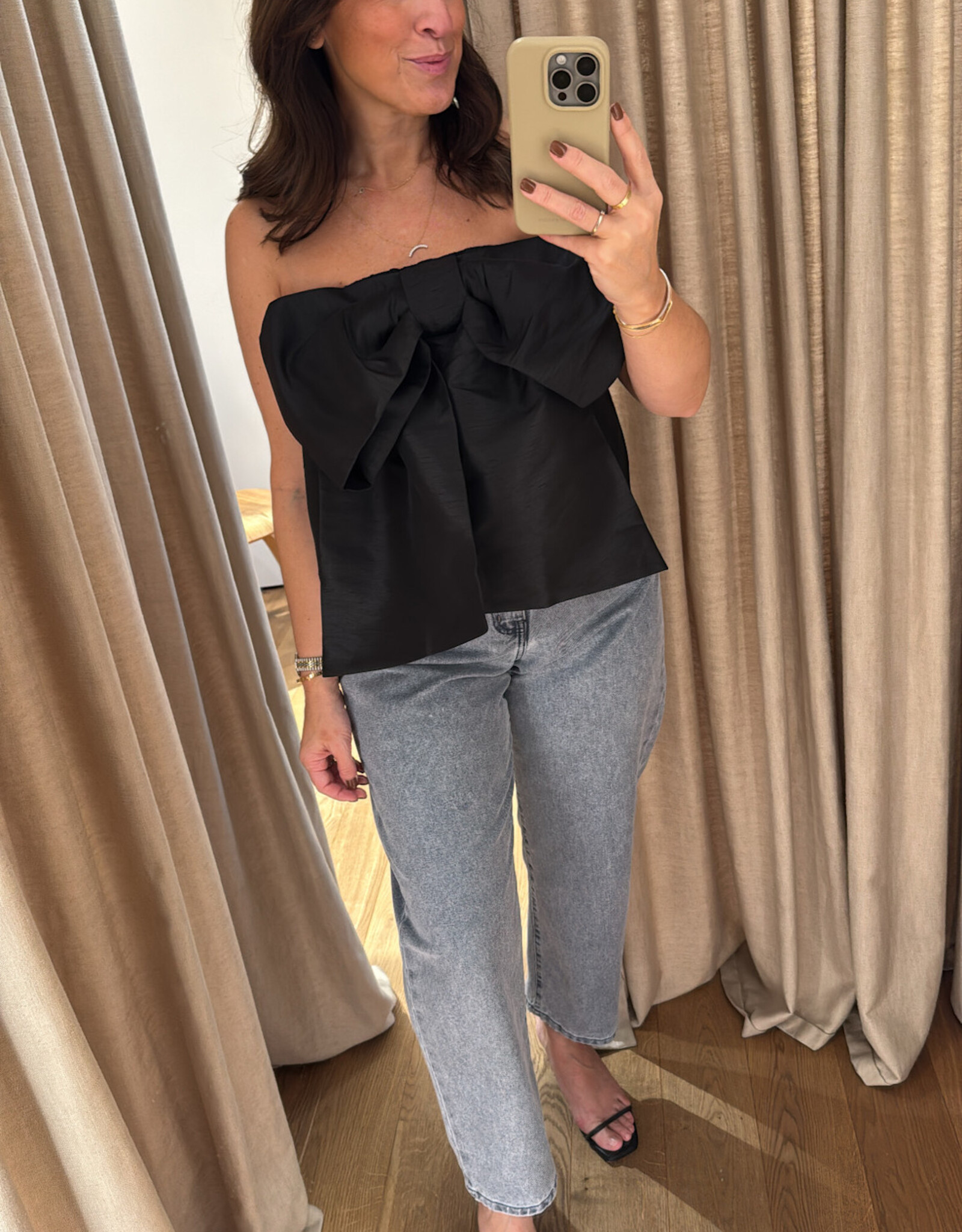 Stella Nova Crispy Bow Top Black