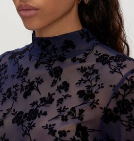 Edited Fiore Blouse Navy Black