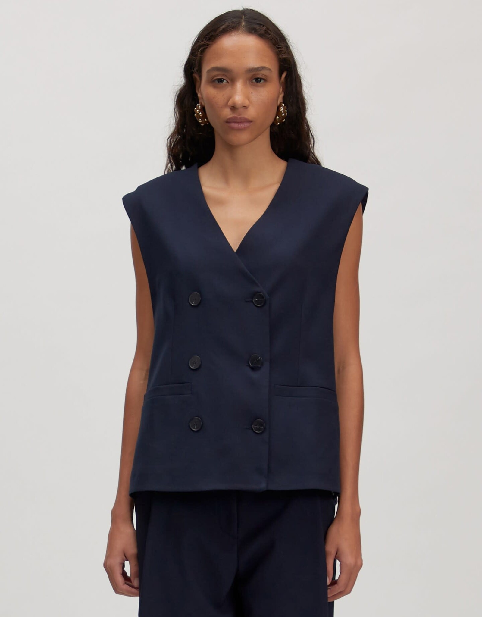 Edited Dawn Vest Navy