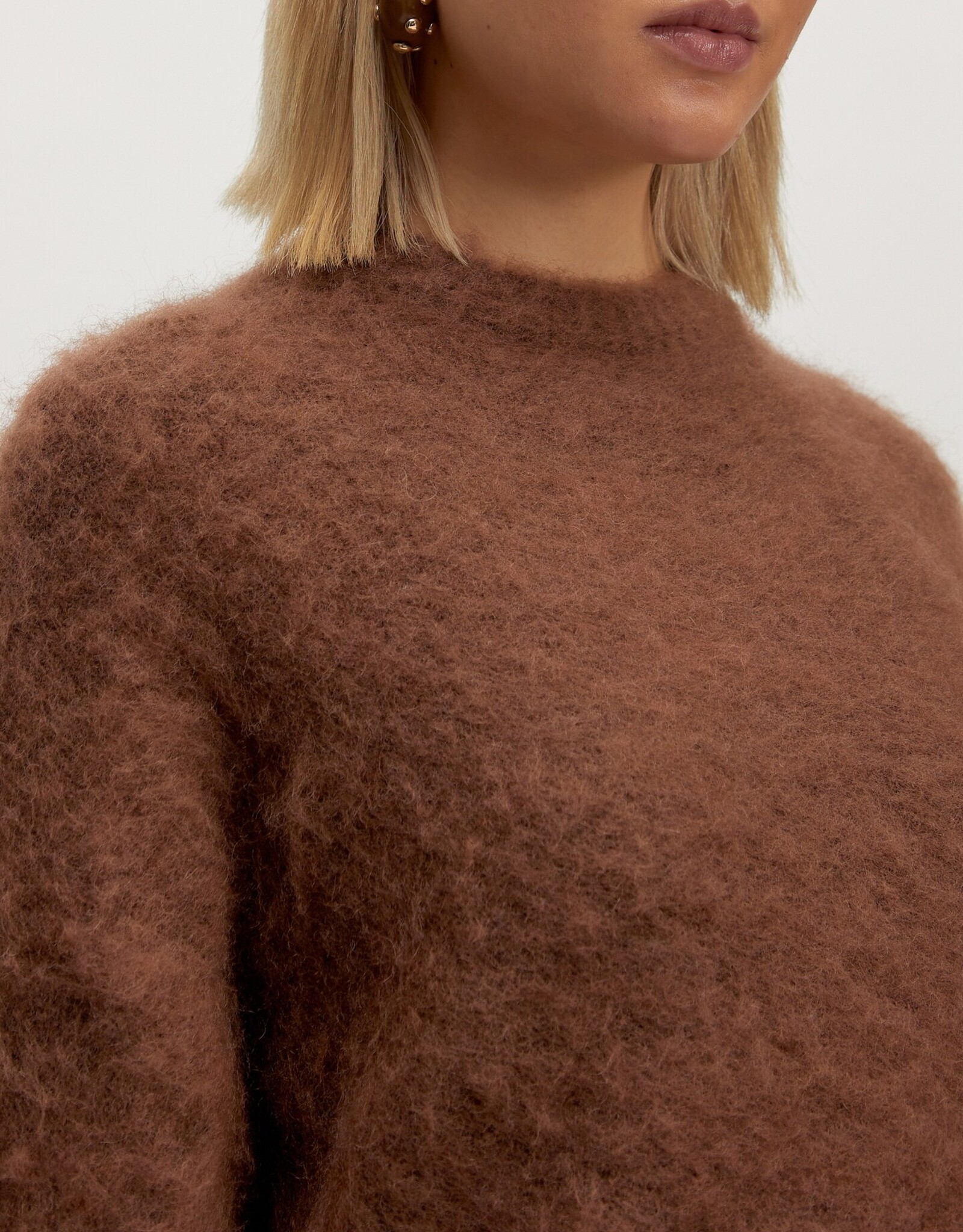 Edited Bailee Knit Fondue Fudge