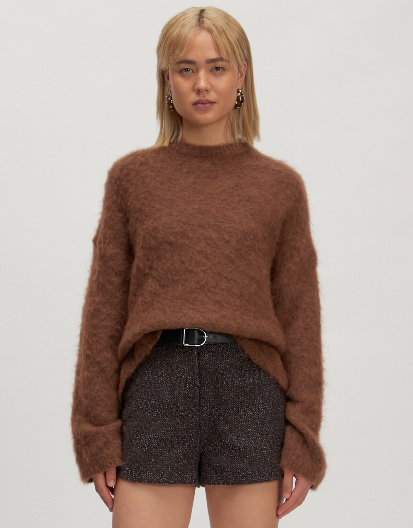 Edited Bailee Knit Fondue Fudge