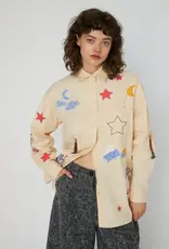 Stella Nova Bead Embellished Shirt Creme Brûlée