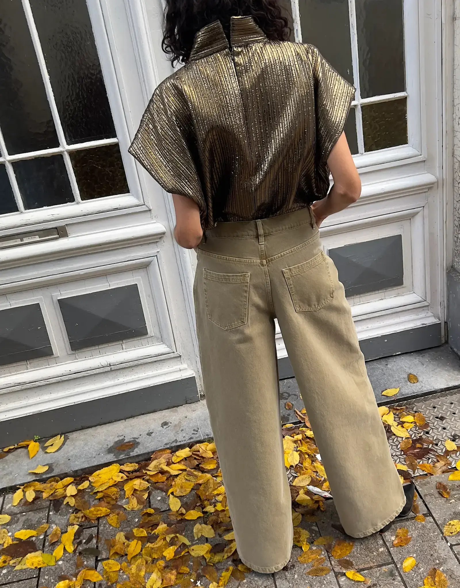 Collectors Club Tuba Blouse Gold