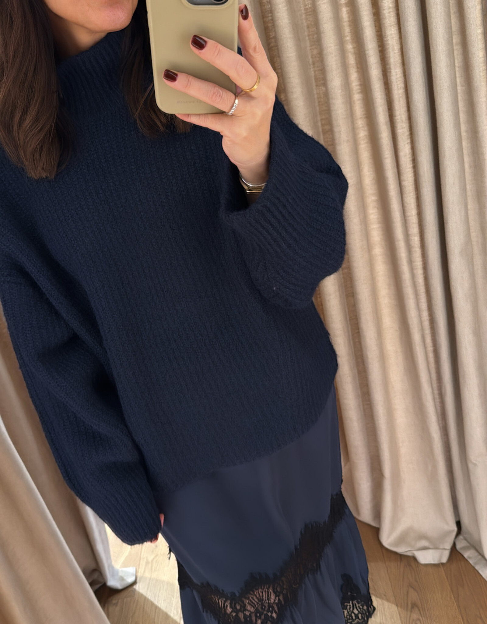 Edited Beth Jumper Navy