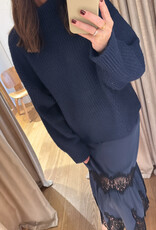 Stella Nova Lace Midi Skirt Ultra Navy