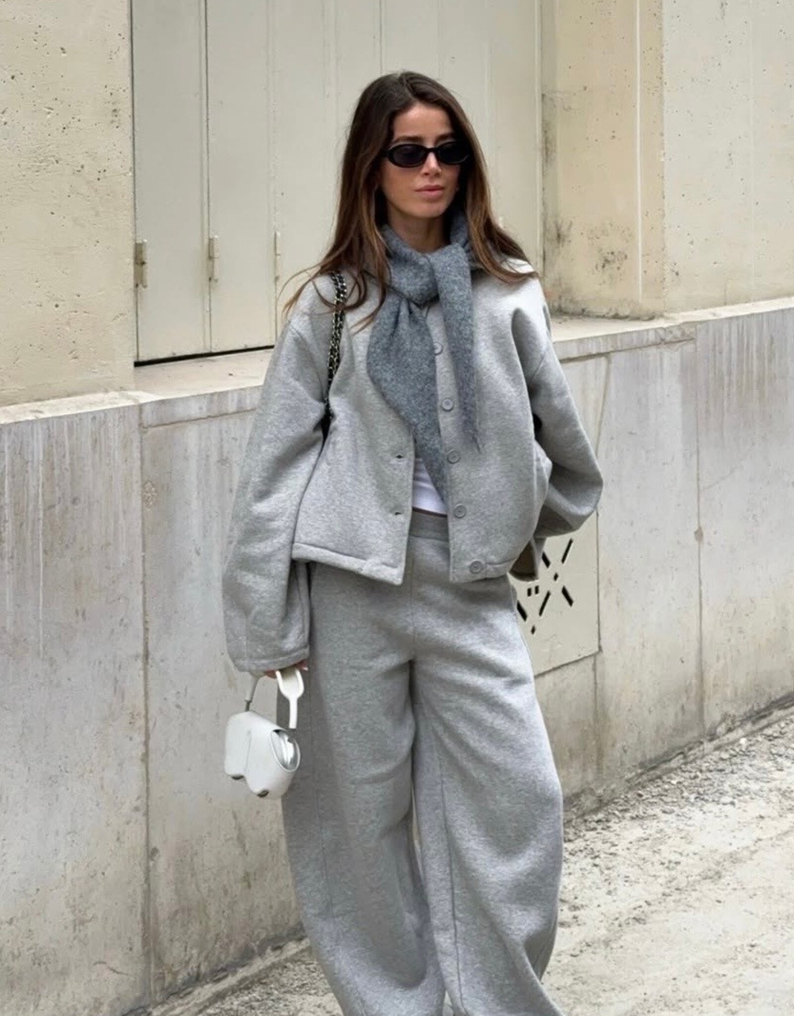 Edited Jillian Sweat Jacket Grey