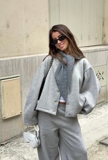 Edited Jillian Sweat Jacket Grey