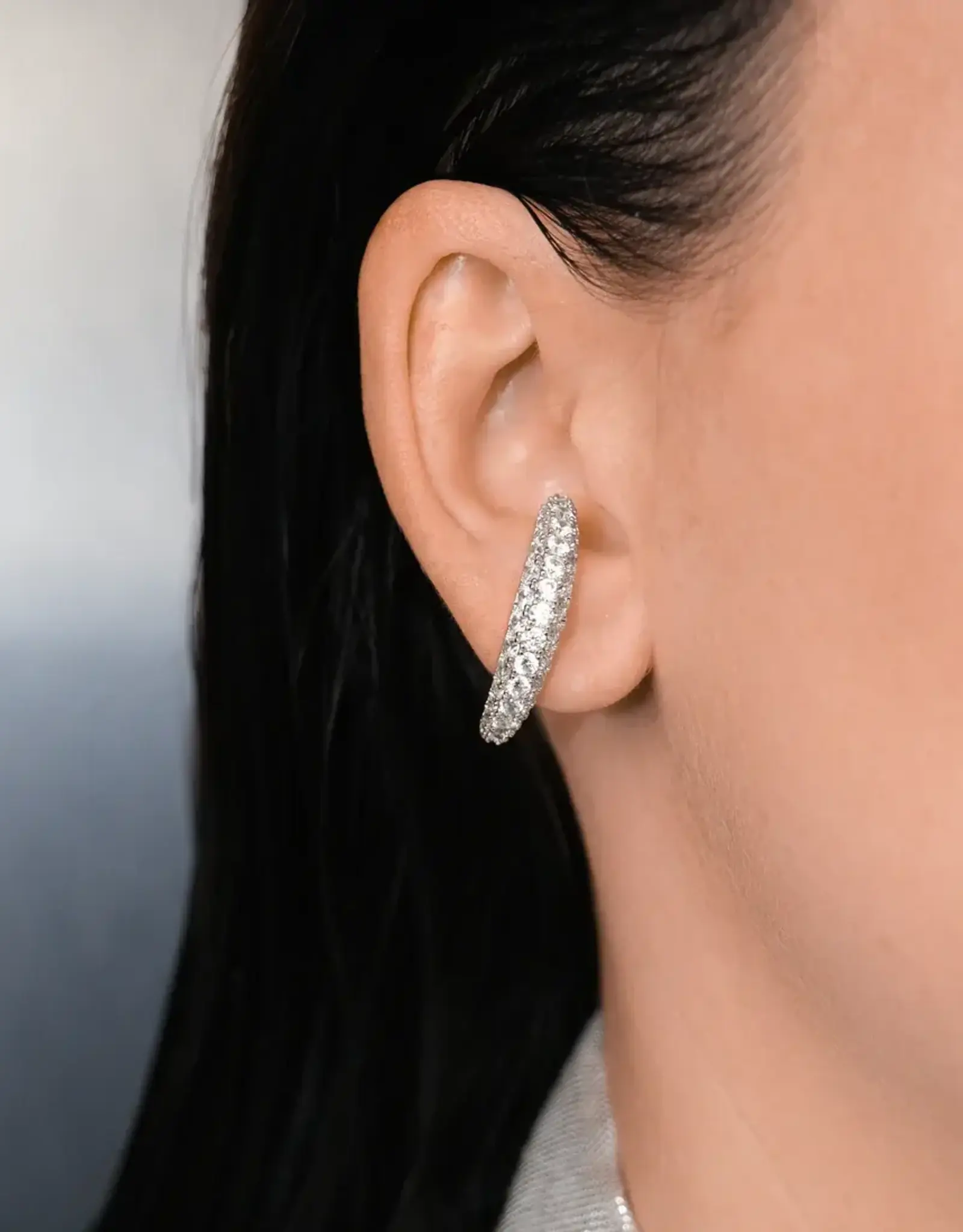 Billion Avenue Vif Diamond Earstud Silver