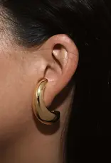 Billion Avenue Bulb Earstud Gold