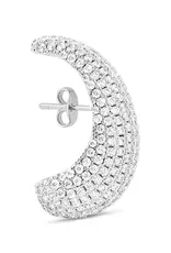 Billion Avenue Bulb Diamond Earstud Silver