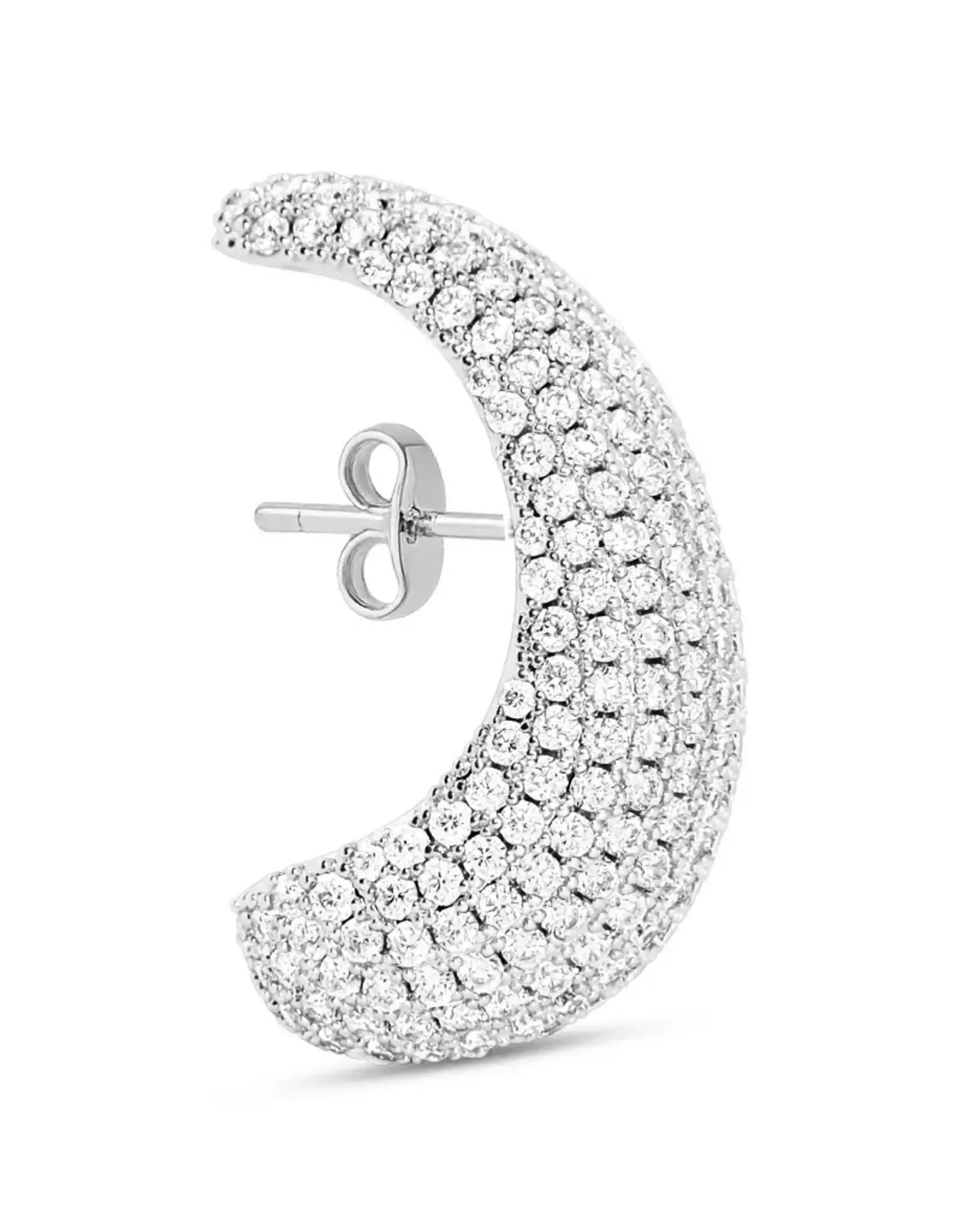 Billion Avenue Bulb Diamond Earstud Silver