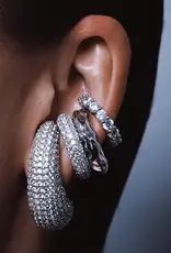 Billion Avenue Bulb Diamond Earstud Silver