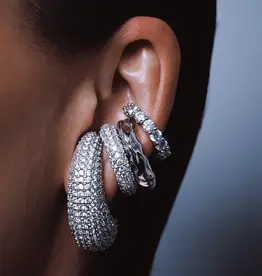 Billion Avenue Bulb Diamond Earstud Silver