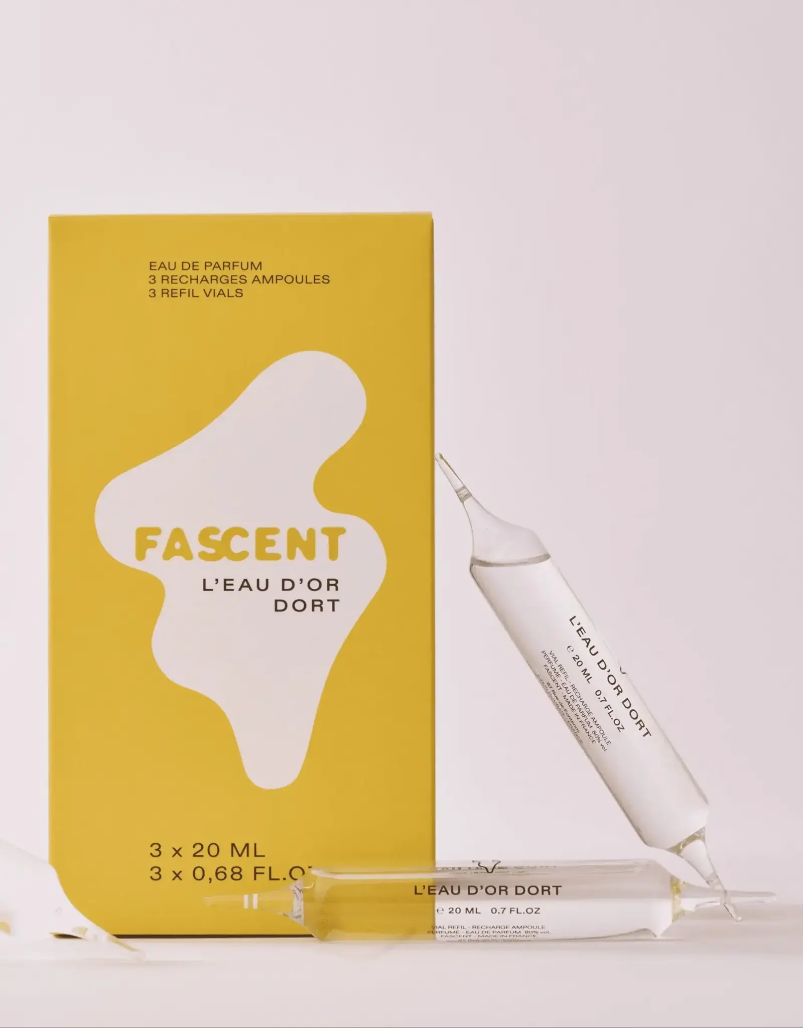 Fascent Refill L'eau d'Or Dort, 3 x 20 ml