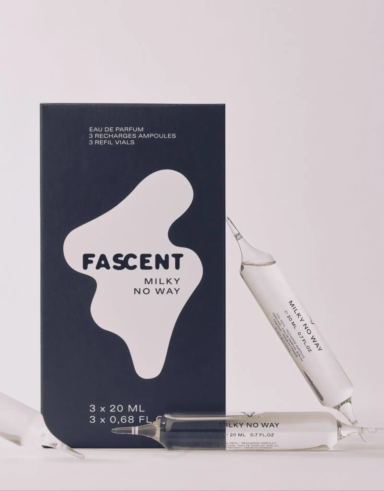 Fascent Refill Milky No Way, 3 x 20 ml