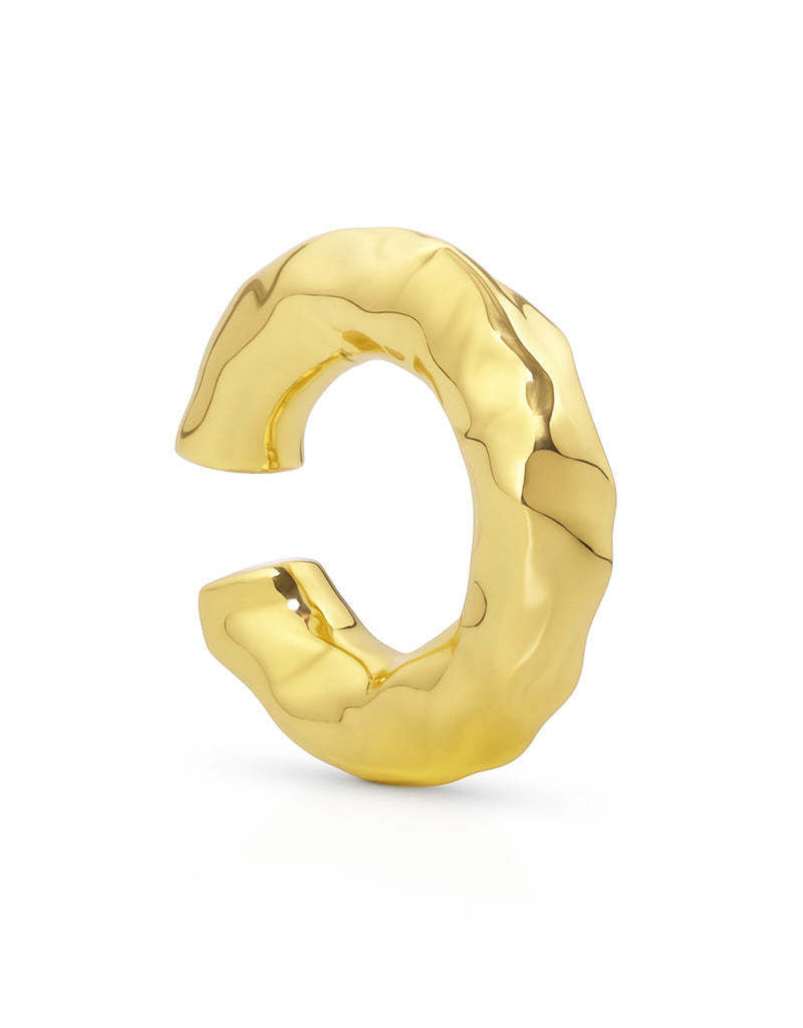 Billion Avenue Molten Chunky Kos Earcuff Gold