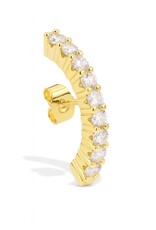 Billion Avenue Iris Hug Earstud Gold