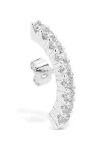 Billion Avenue Iris Hug Earstud Silver