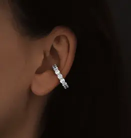 Billion Avenue Iris Earcuff Silver