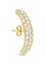 Billion Avenue Vif Diamond Earstud Gold