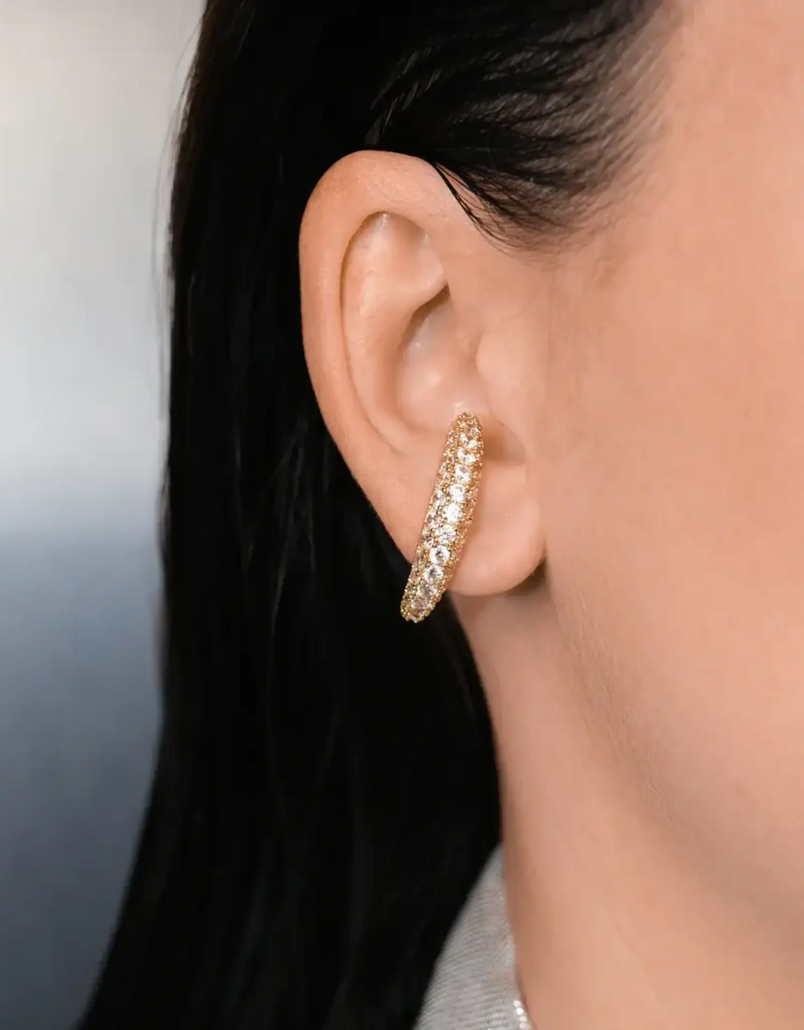 Billion Avenue Vif Diamond Earstud Gold