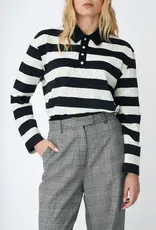 Cras Beacras Blouse Black White