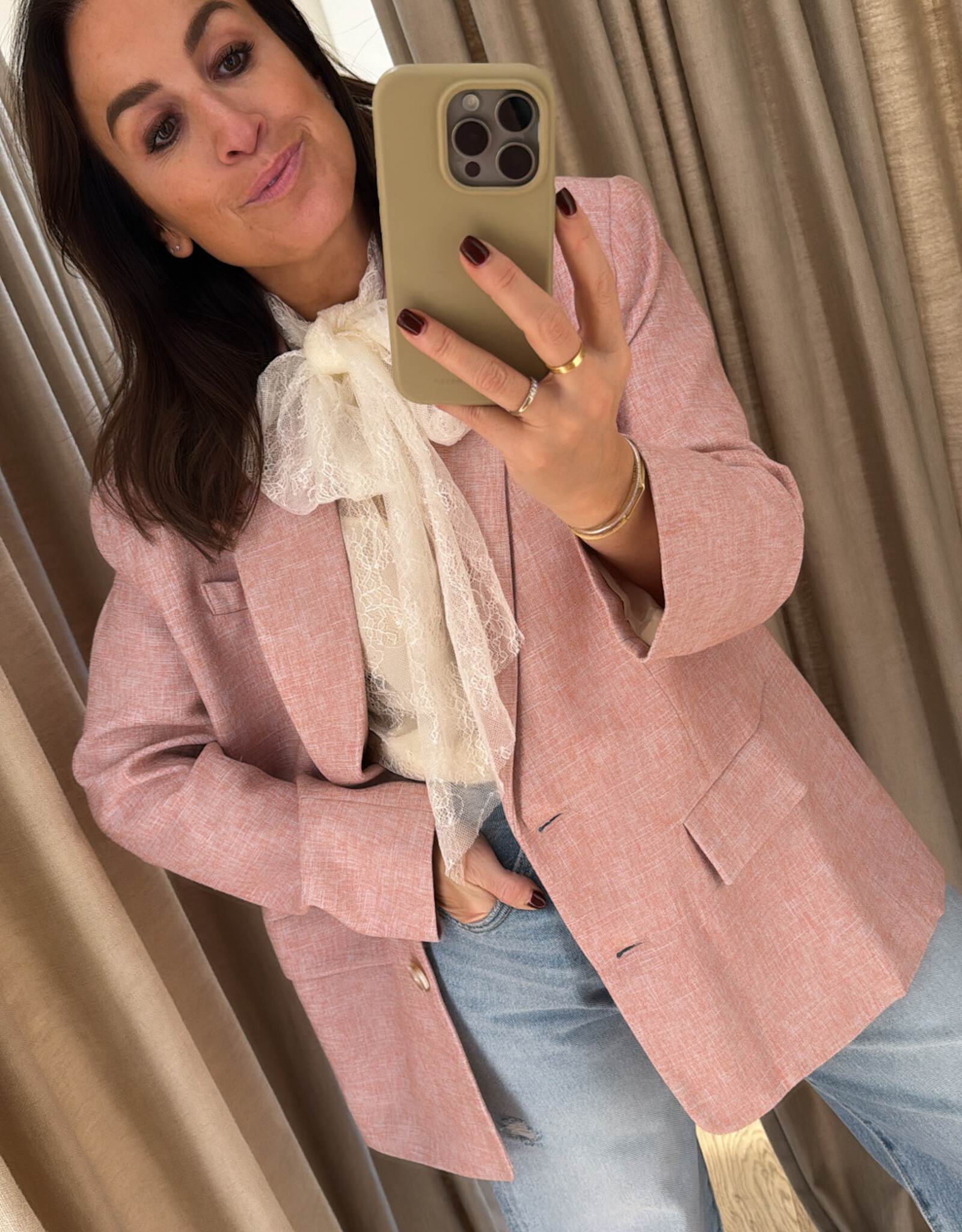Stella Nova Pink Powder Blazer